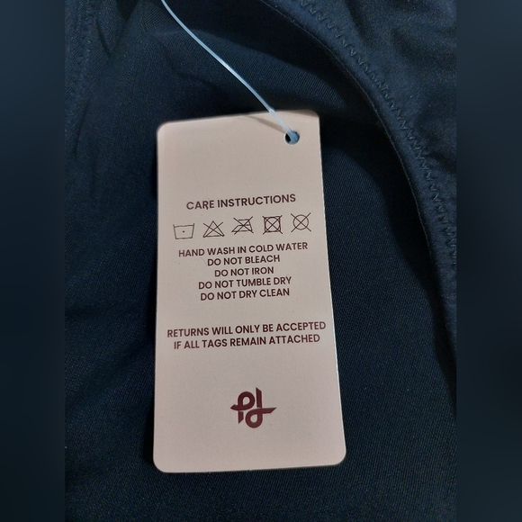 Black Popilush Bodysuit with lacey long sleeves and underwire. Women Size Small - Picture 5 of 9